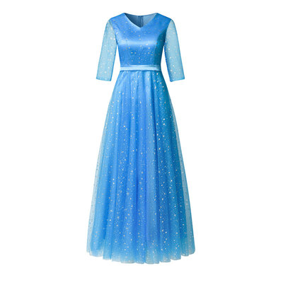 星空大合唱红歌长裙开场舞晚礼服