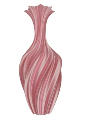 3D打印加厚不漏水仿真花瓶摆件