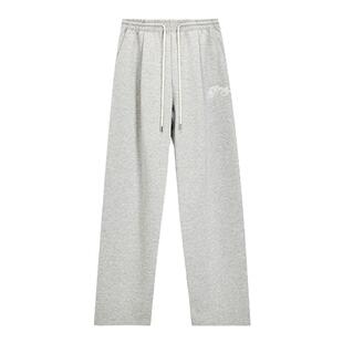 Ed Hardy埃德哈迪秋季新款宽松连腰暗褶微喇平绣珍珠女士长裤