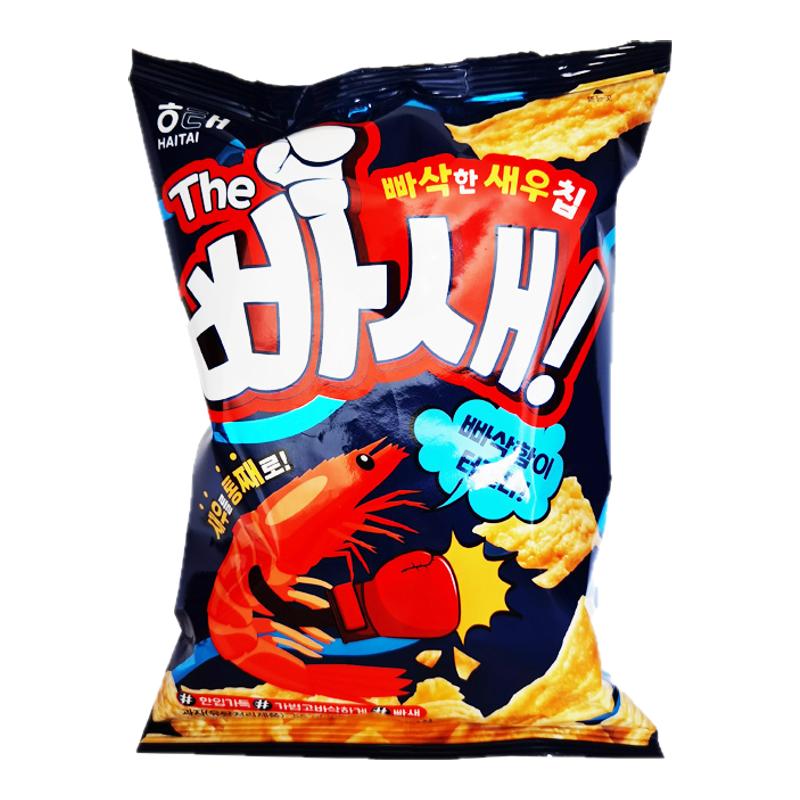 韩国零食海太虾片55g宽虾片