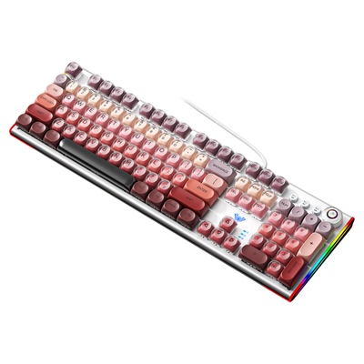 狼蛛F3020有线热插拔电竞键盘