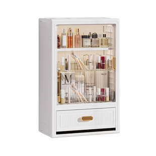 卫生间置物架壁挂式免打孔洗漱台多层收纳柜浴室化妆品挂墙收纳架