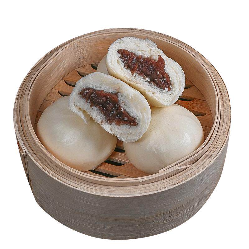 安井豆沙包360克x4早餐面点餐饮速食儿童早点点心包子馒头奶黄包
