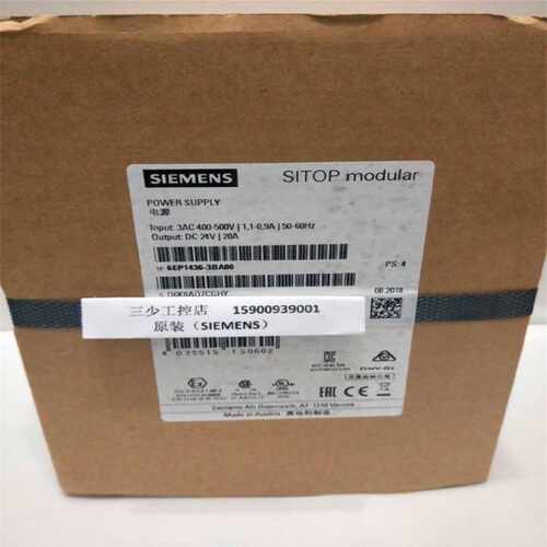 议价6EP1436-3BA00西门子SITOP MODULAR稳压电源20A 6EP1 436-3BA
