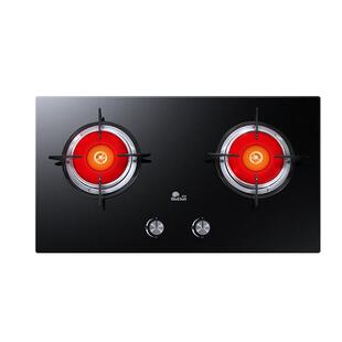 红日燃气灶煤气灶双灶家用红外线猛火灶天然气炉灶液化气炉具台嵌