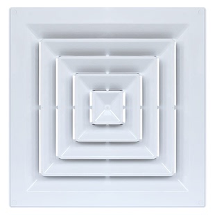 塑钢ABS散流器出风口中央空调百叶通风口防结露滴水方形散流风口