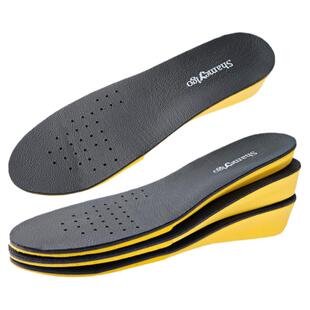 增高鞋垫吸汗透气男士内增高鞋垫女士增高垫软皮鞋垫舒适增高神器