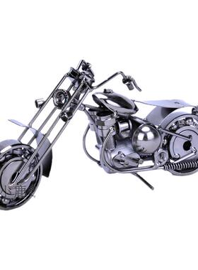 铁艺摩托车创意礼物中号直销