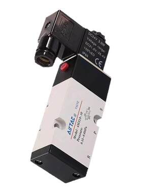 亚德客原装面板式二位三通电磁阀4M310-08/4M310-10 DC24V/AC220V