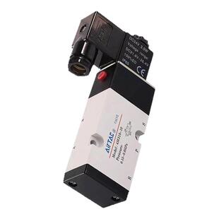 亚德客原装面板式二位三通电磁阀4M310-08/4M310-10 DC24V/AC220V