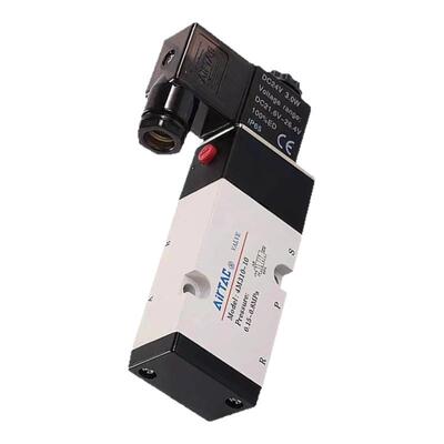 亚德客原装面板式二位三通电磁阀4M310-08/4M310-10 DC24V/AC220V