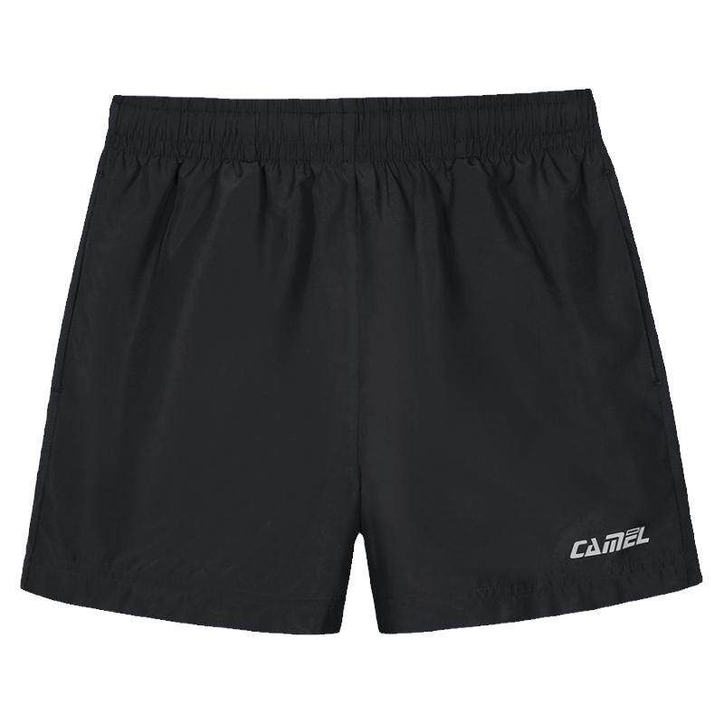 骆驼运动速干短裤女士夏季跑步中裤薄款男士宽松透气休闲五分裤子