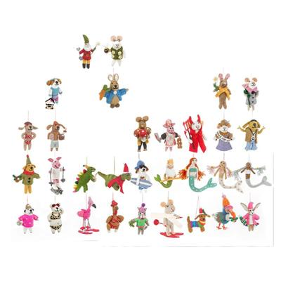 Little家Feltsogood明星同款尼泊尔手工羊毛毡玩偶包挂件玩具