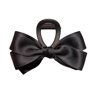 2026新款复古布艺蝴蝶结公主头中号抓夹女高级感发夹头饰鲨鱼夹