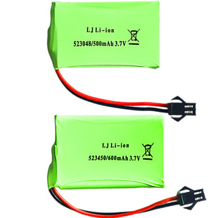 523048儿童遥控玩具车电池523450电话机机器狗机器人可充电电芯