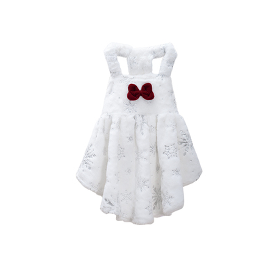 两款裙子可选加厚绒毛圣诞公主裙