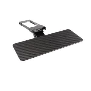 键盘托架桌下抽屉托盘人体工学放置鼠标支架电脑办公滑轨轨道旋转