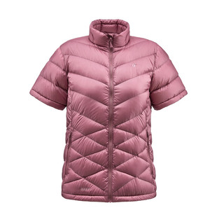 君羽羽绒服半袖男女短款冬季立领坎肩保暖护肩800蓬鹅绒服外套043