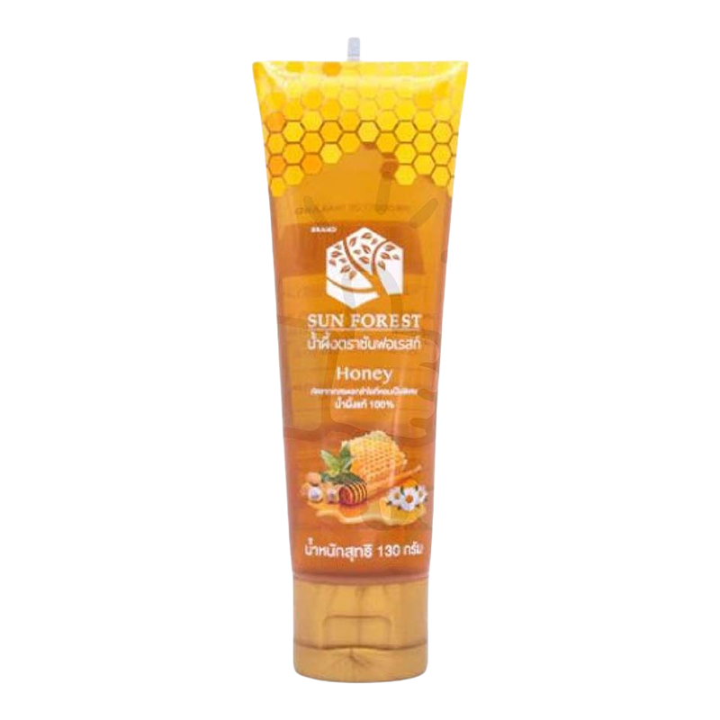 Sun Forest 3件泰国100%纯天然蜂蜜随手瓶130g食用农产品香港进口