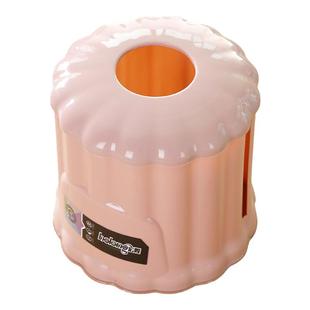 纸巾抽纸盒客厅茶几桌面卷筒纸盒餐桌餐巾收纳无芯圈纸圆筒卷纸筒