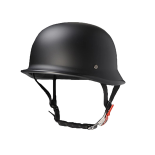 3C认证复古大兵盔摩托车头盔二战德式夏季瓢盔机车钢盔巡航半盔男