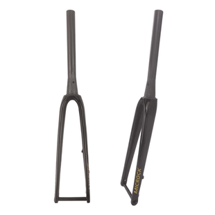 MICROCK 小石T1000全碳纤维公路前叉硬叉山马车全内走线700C锥管