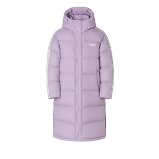 特价nerdy羽绒服女中长款双杠宽松连帽羽绒服外套情侣款撤柜款