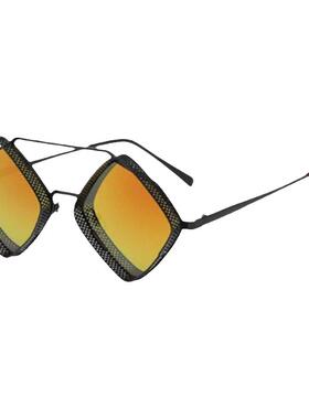 美国代购手作朋克方形中性墨镜