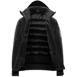 鸟家同款经典户外买菜 联帽硬壳防水 防风 防污 御寒 羽绒服 保暖