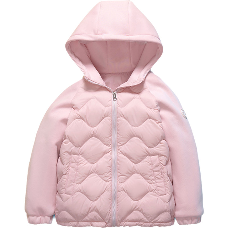 雅鹿短款轻薄羽绒服男童女童