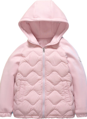 雅鹿短款轻薄羽绒服男童女童