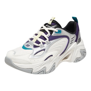 Skechers斯凯奇新款女子复古时尚三代机甲鞋轻质厚底老爹鞋896260
