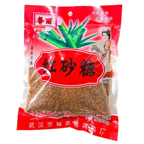大颗粒赤砂糖湖北特产红砂糖孕妇月子老红糖甘蔗糖380g袋装包邮