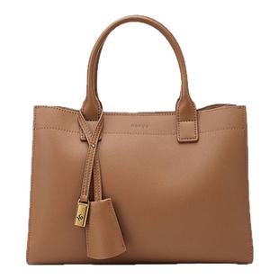 红谷包包女2025新款质感牛皮单肩手提包通勤上班斜挎手拎包女士包