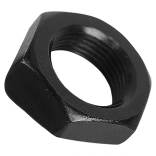 8.8级细牙六角薄螺母GB6173螺帽GB6172中碳淬黑正反牙螺母DIN439