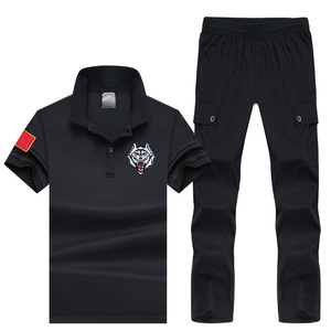 夏季速干工装套装男工服可定制