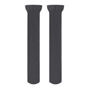 抵达一楼压力过膝袜女纯色简约长筒袜黑色jk高筒保暖防滑显瘦袜子