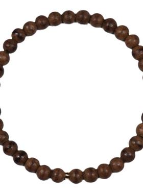 POHIER宝喜儿18K金沉香木珠手串