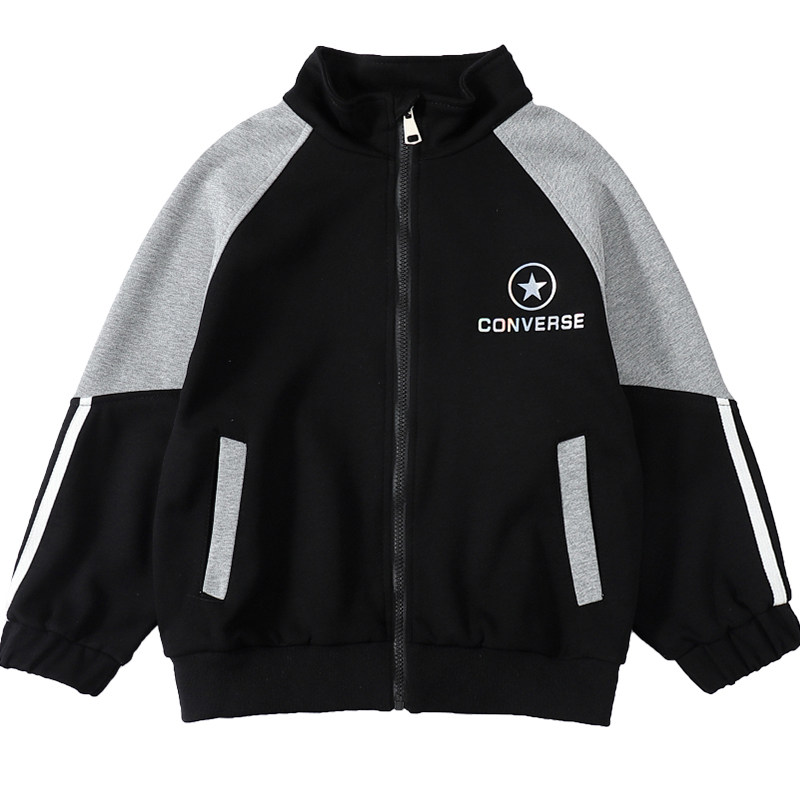 男童外套长袖春秋款2026新款儿童运动服棒球服秋季上衣小孩童装男