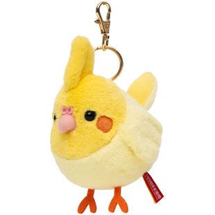 中国国家地理博物文创啾儿玄凤鹦鹉毛绒发声玩偶小鸟挂件公仔礼物