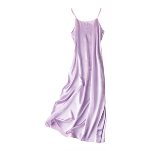 多色 闭眼入三件 桑蚕丝加长可调节吊带长裙真丝素绉缎内搭连衣裙