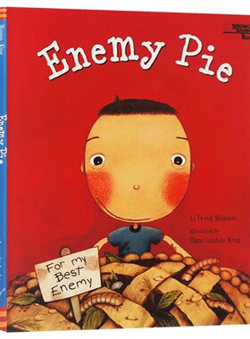 敌人派 英文原版 精装绘本 Enemy Pie 美国彩虹好书榜 关于善良和学习的儿童读物 亲子阅读 英文版 进口英语书籍