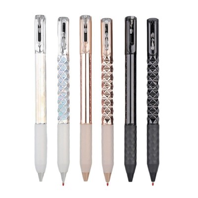 炫酷几何变形按动中性笔0.5黑色