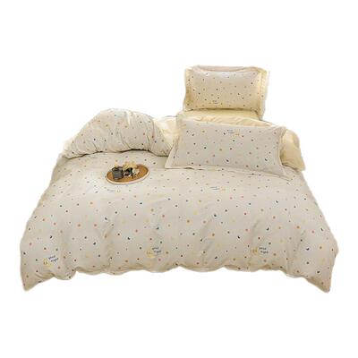 新款A类全棉喷气印花四件套