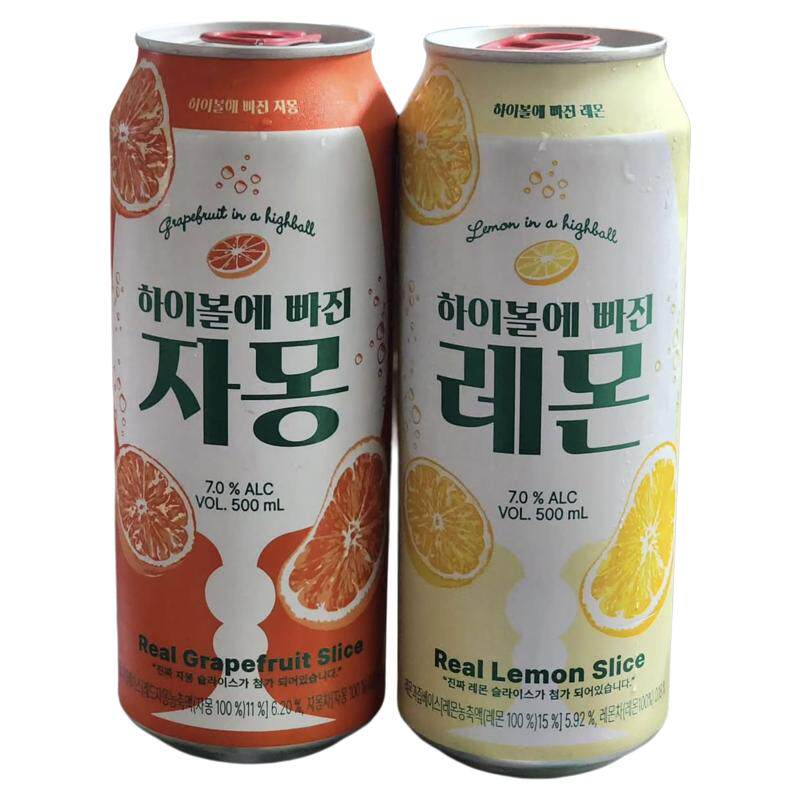韩国便利店有片柠檬味利口酒