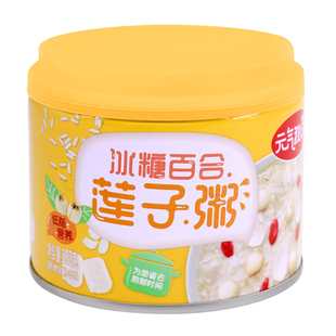 喜多多八宝粥12小罐学生儿童早餐零食营养低脂代餐冰糖百合莲子粥