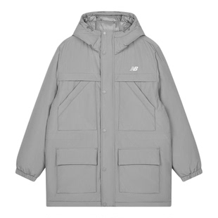 New Balance/NB正品户外男士运动休闲连帽保暖羽绒服AMJ33320-TAG