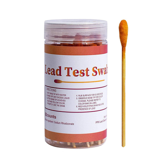 铅拭子检测铅的棉签玩具家具餐具金属油漆瓷砖表面含铅快速测试