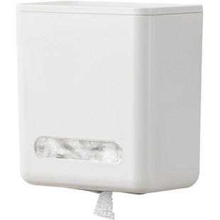 保鲜膜套收纳盒厨房过滤网专用免打孔一次性保鲜袋罩收纳神器壁挂