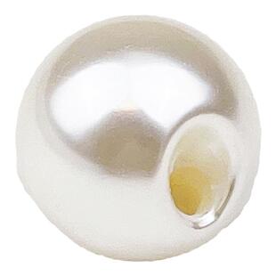 珍珠纽扣韩版高亮边孔珍珠扣旗袍衬衫开衫毛衣偏孔扣子圆形装饰扣